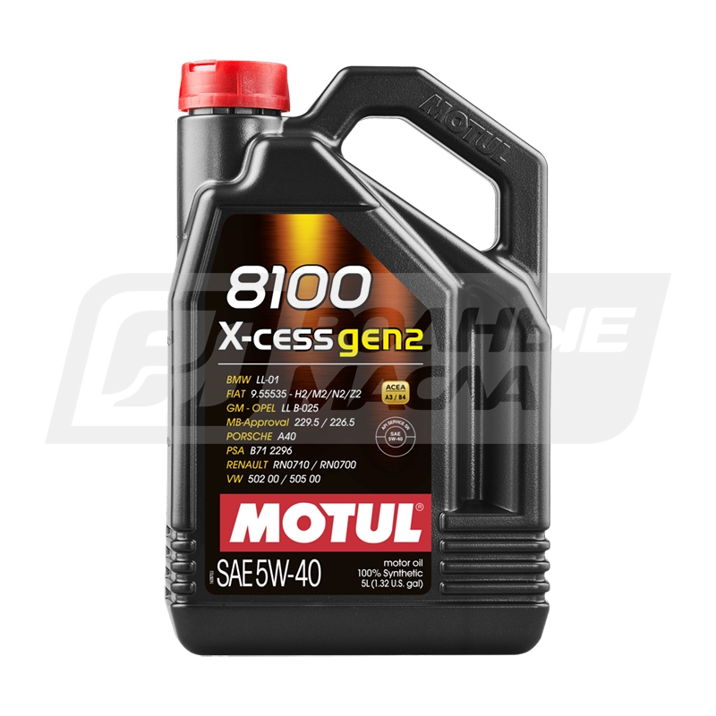 MOTUL 8100 X-Cess Gen2 5W40, 5л 111682