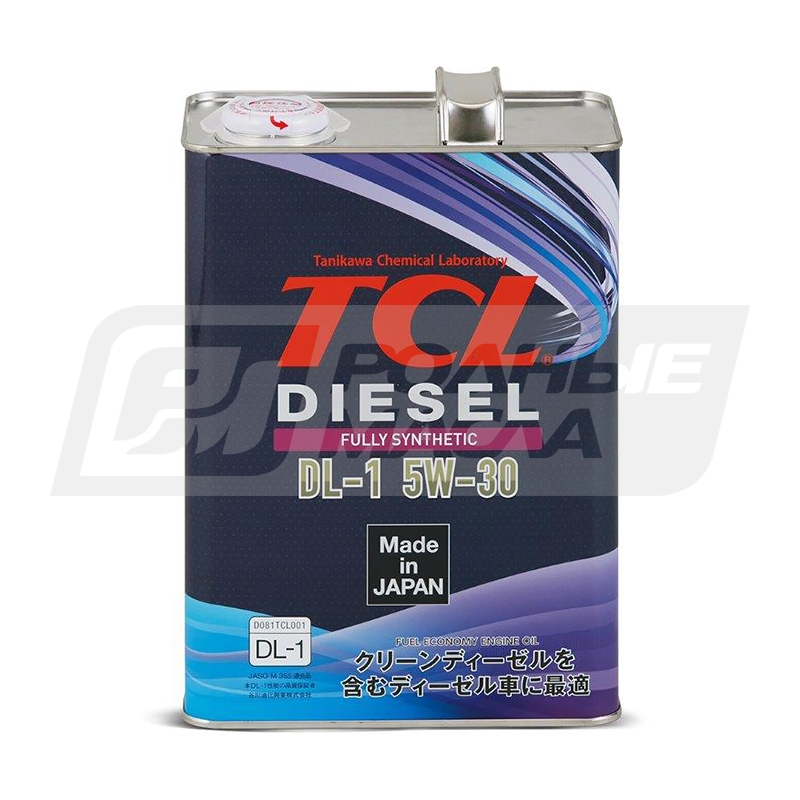 TCL Diesel Fully Synth DL-1 5W30, 4л D0040530